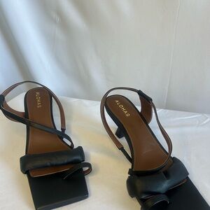 ALOHAS Black and Brown Women's Sandals